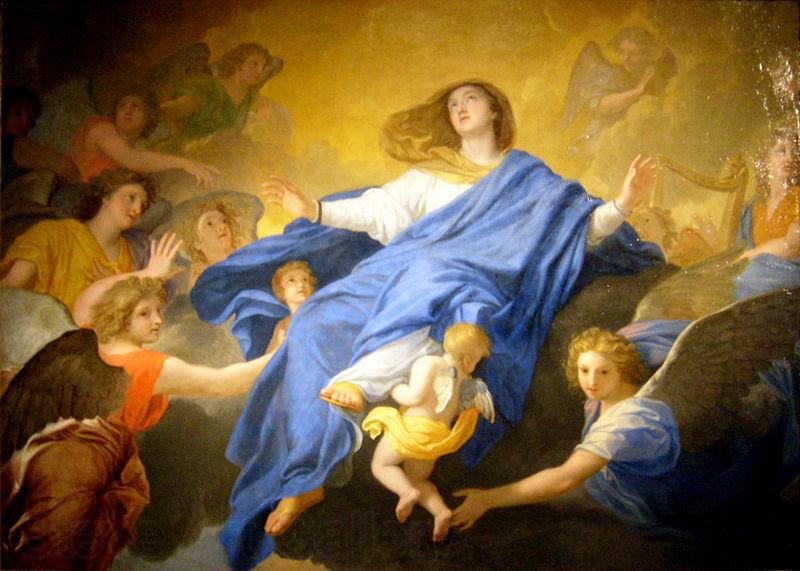 Charles le Brun L Assomption de la Vierge Spain oil painting art